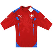 2014 República Checa Puma Camiseta Oficial Local Manga Larga *con etiquetas* M