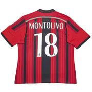 Camiseta de local del AC Milan 2014/15 Montolivo #18 (XL) Adidas