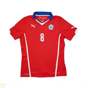 Camiseta local Puma Chile 2014/15 Vidal #8 (M)