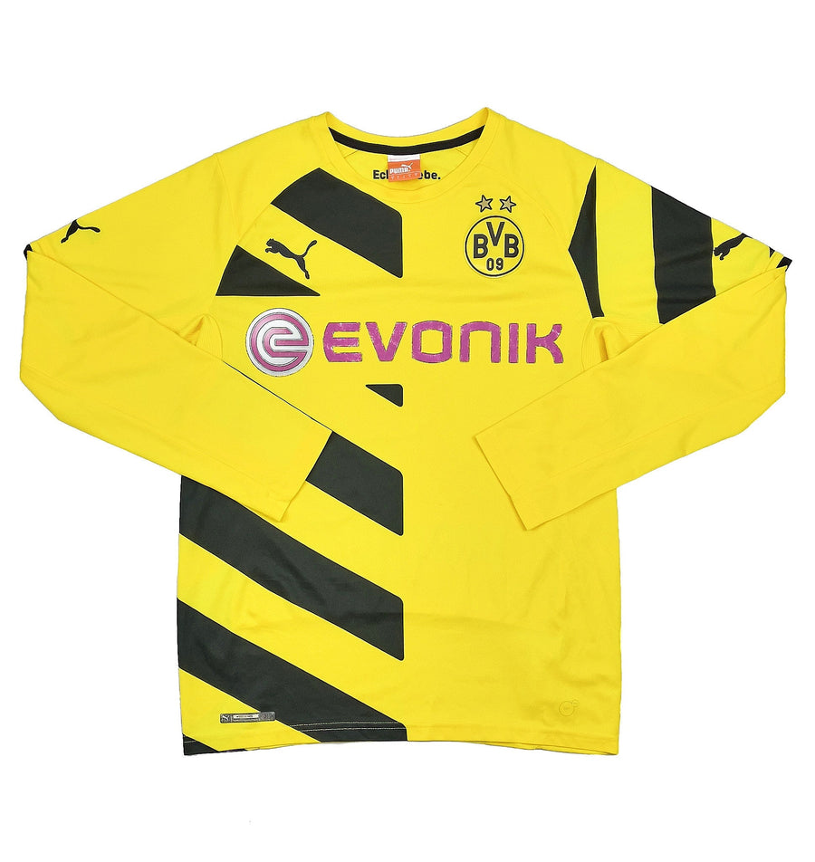Camiseta de casa Puma de manga larga del Dortmund 2014/15 (S)