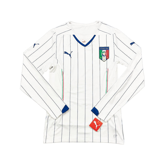 2014/15 ITALY *PLAYER ISSUE* BNWT L/S AWAY SHIRT (XXL) PUMA