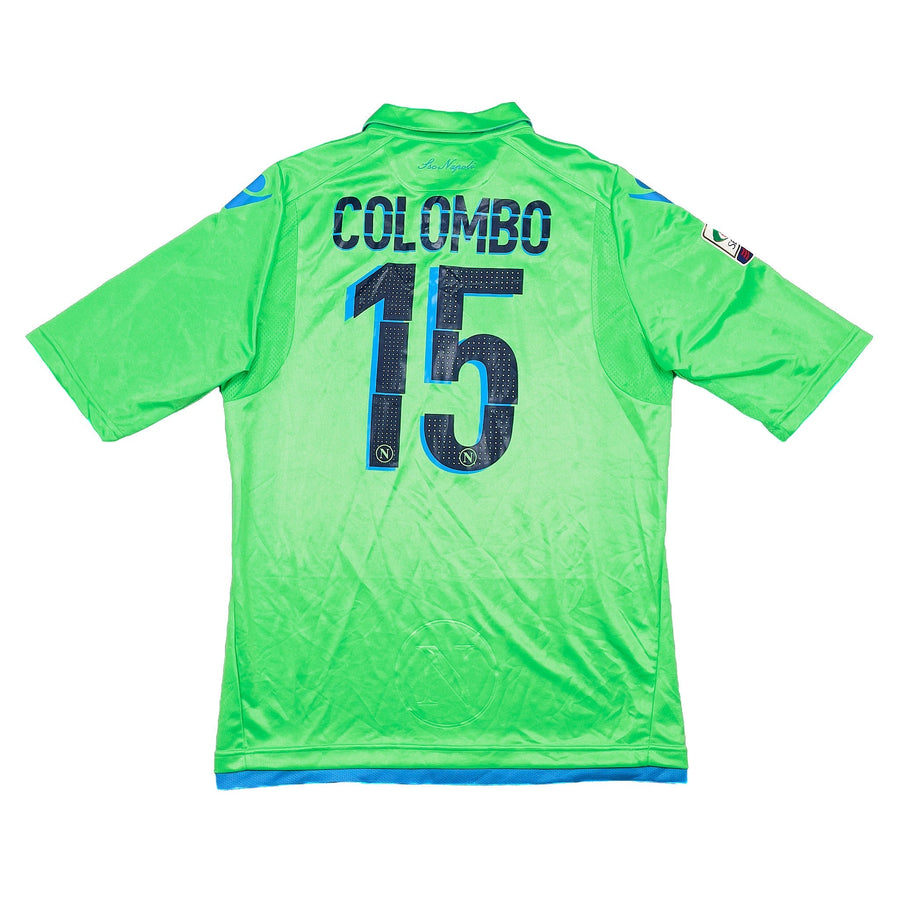 2014/15 Napoli Colombo #15 Camiseta de portero *Match Issue* (XL) Macron