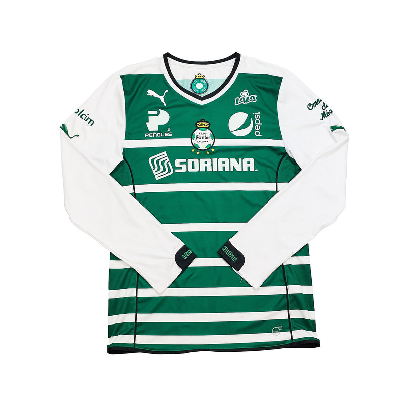 2014/15 Santos Laguna O.Peralta #24 L/S Home Shirt (M) Puma