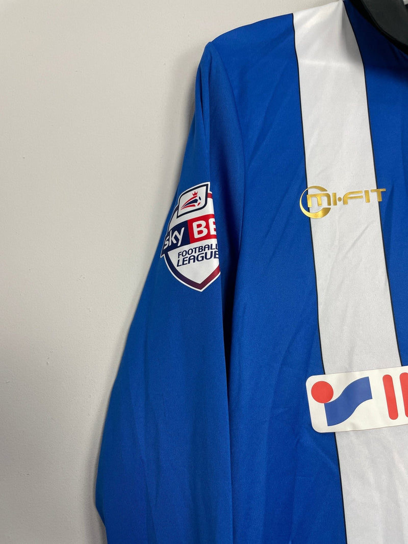2014/15 Wigan Mclean #11 *Match Issue* L/S Home Shirt (M) Mi-Fit