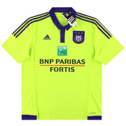 Camiseta de visitante del Anderlecht adidas 2015-16 *con etiquetas* XS