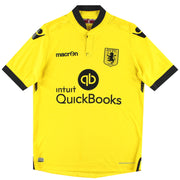 2015-16 Aston Villa Macron Camiseta Visitante Talla S
