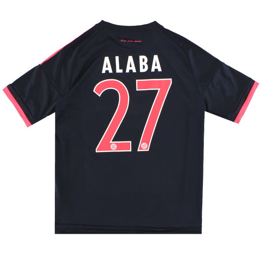 2015-16 Bayern Munich adidas Third Shirt Alaba #27 Y