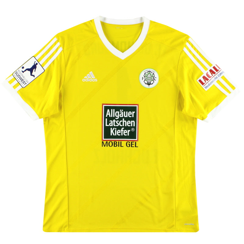 Camiseta de portero del FC 08 Homburg adidas, versión partido, Buchholz #1, temporada 2015-16, talla L
