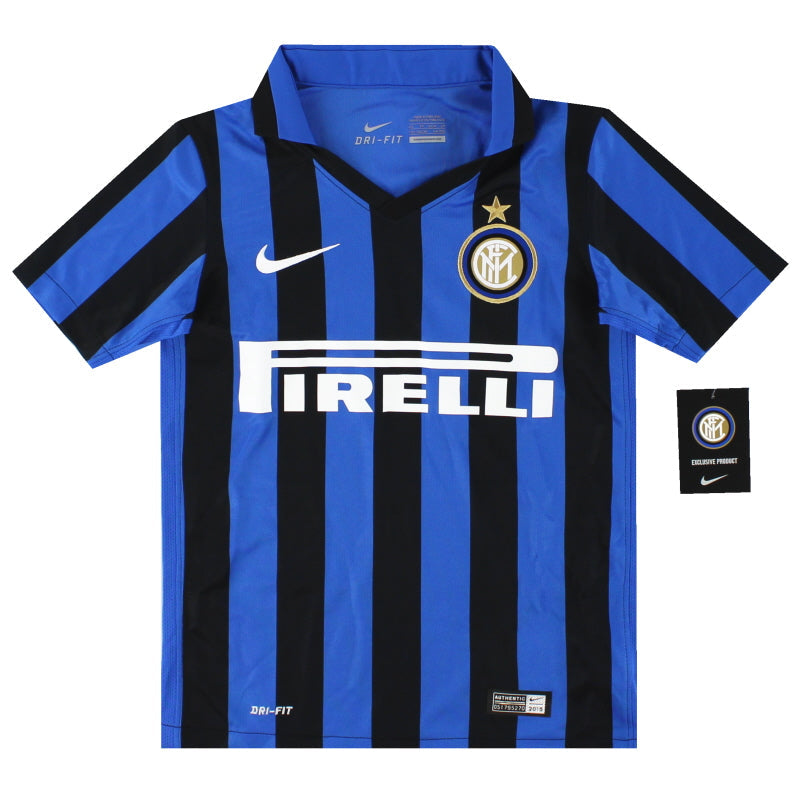 Camiseta de local Nike del Inter de Milán 2015-16 *Nueva a estrenar en caja* Talla S de niño