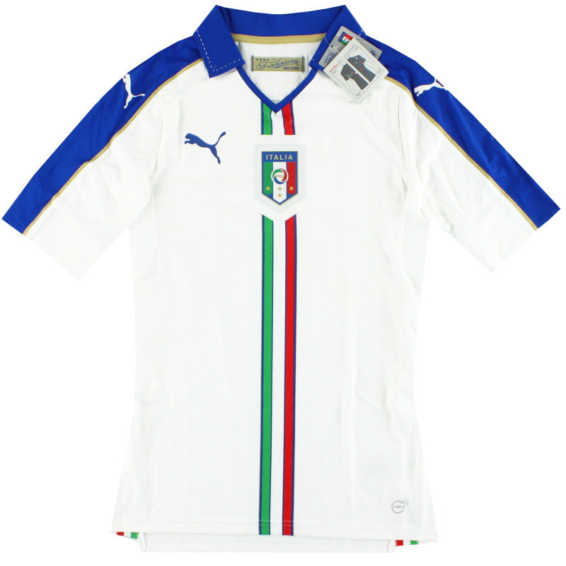 Camiseta de visitante de Italia 2015-16, de jugador, *con etiquetas*, S