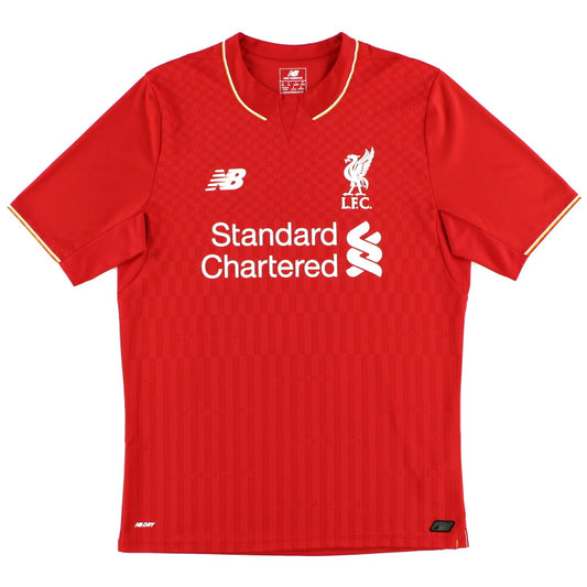 2015-16 Liverpool New Balance Home Shirt L