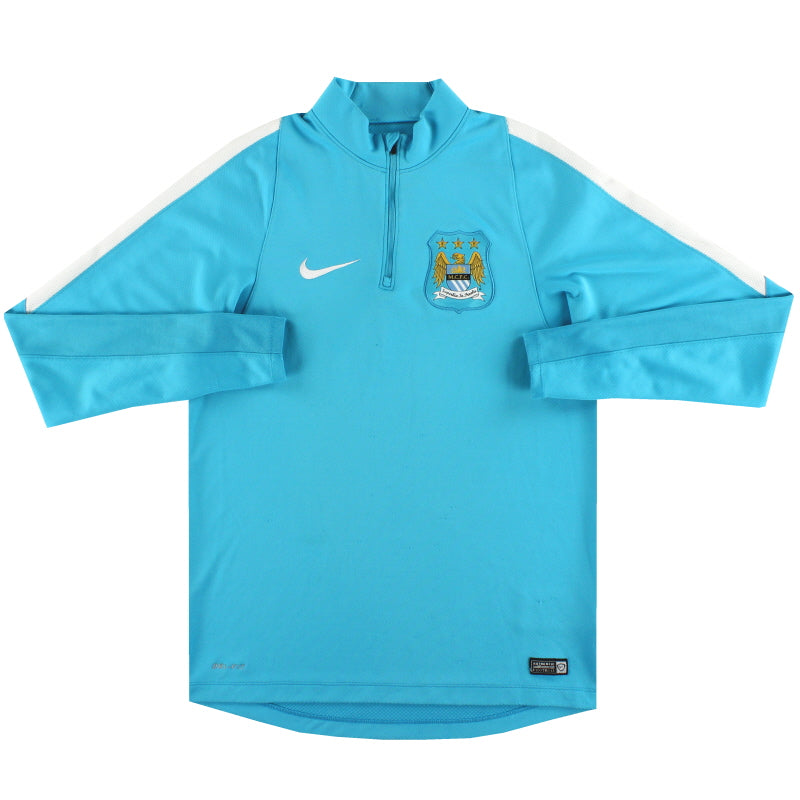 2015-16 Manchester City Nike Sudadera de entrenamiento con cremallera 1/4 M