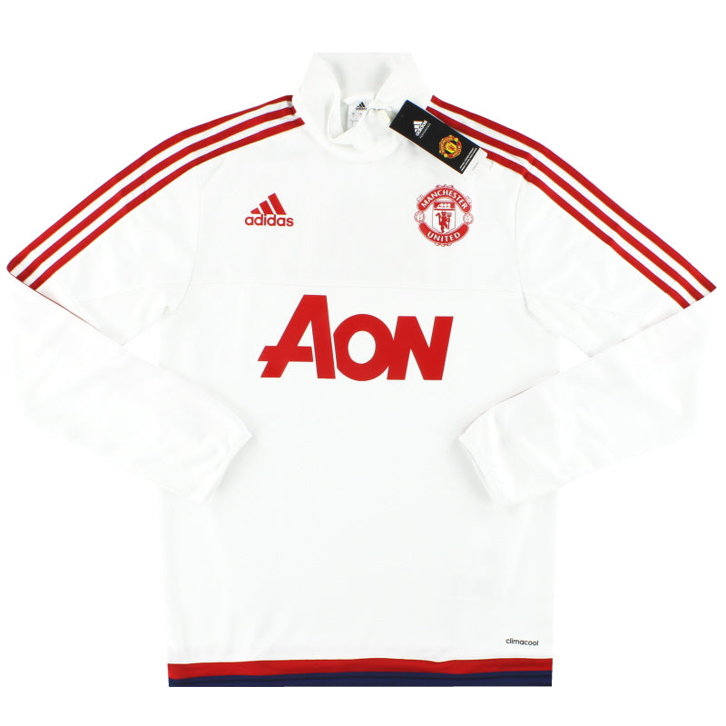 2015-16 Manchester United adidas Sudadera Entrenamiento 1/2 Cremallera *A ESTRENAR EN CAJA* Talla S