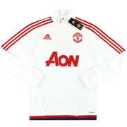 2015-16 Manchester United adidas Sudadera de entrenamiento con 1/2 cremallera *BNIB* XS