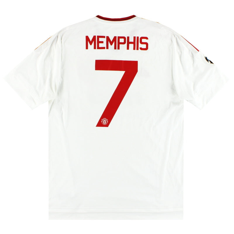2015-16 Manchester United adidas CL Camiseta Visitante Memphis #7 L