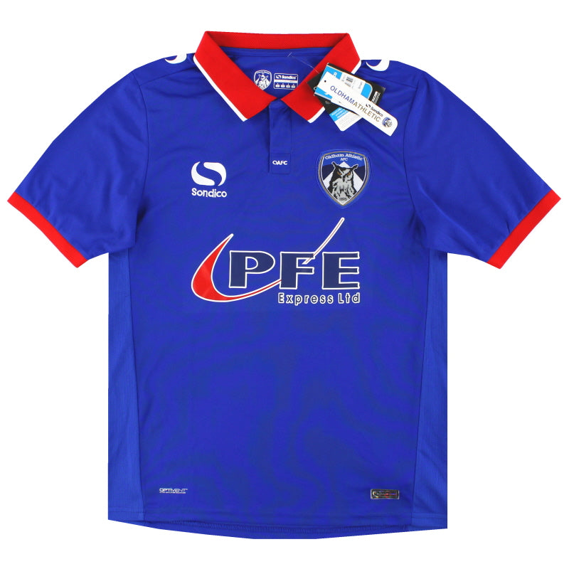 Camiseta local Sondico del Oldham 2015-16 *con etiquetas* S