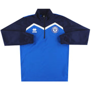 2015-16 Rochdale Errea Sudadera de entrenamiento con cremallera 1/4 M