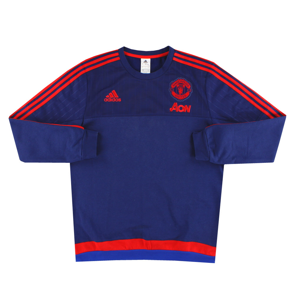 2015-16 Manchester United adidas Sweatshirt L