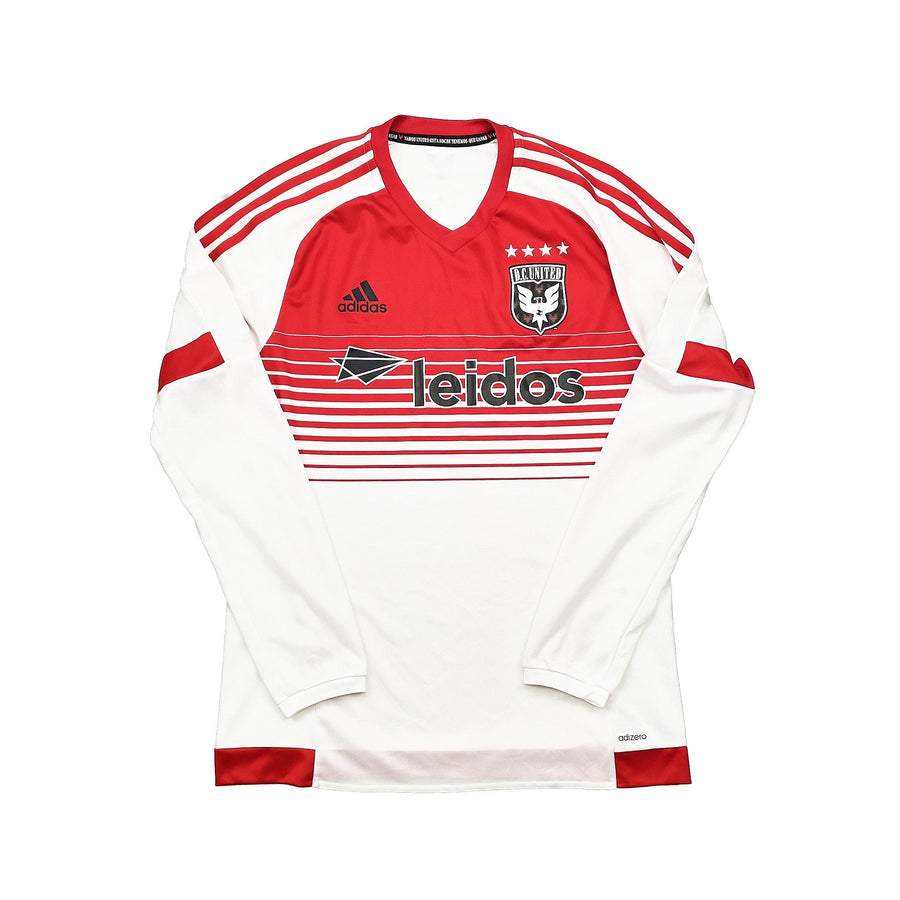 Camiseta de visitante de manga larga Adidas del DC United, edición "Player Issue" de 2015 (M)