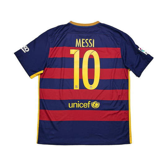 2015/16 Barcelona Messi #10 Home Shirt (XL) Nike