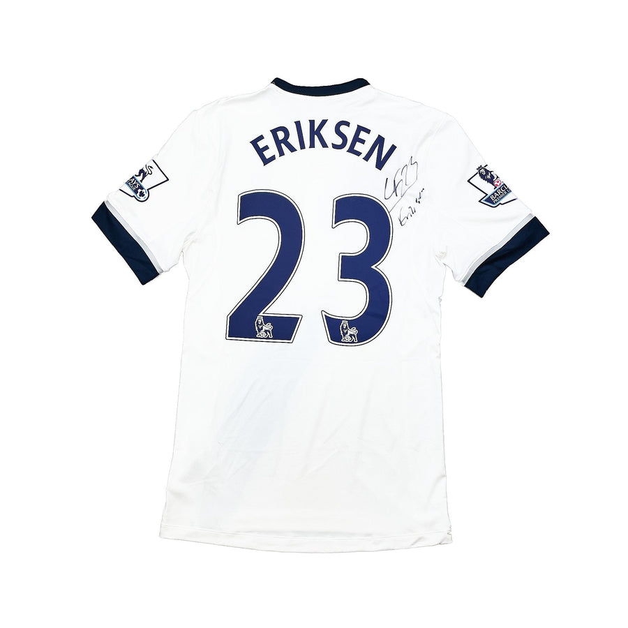 Camiseta de local 2015/16 del Tottenham de Eriksen #23 *emitida para partido + firmada* (M) Under Armour