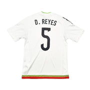 2015/17 México D.Reyes #5 Camiseta Visitante (M) Adidas *Versión Jugador*