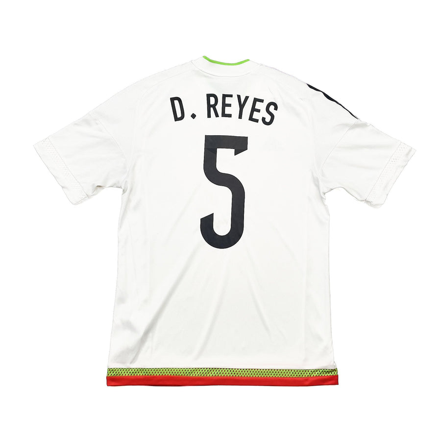 2015/17 México D.Reyes #5 Camiseta Visitante (M) Adidas *Versión Jugador*