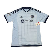 Camiseta de Casa del Sporting Kansas City *Nueva con etiquetas* 2015/17 (L) Adidas