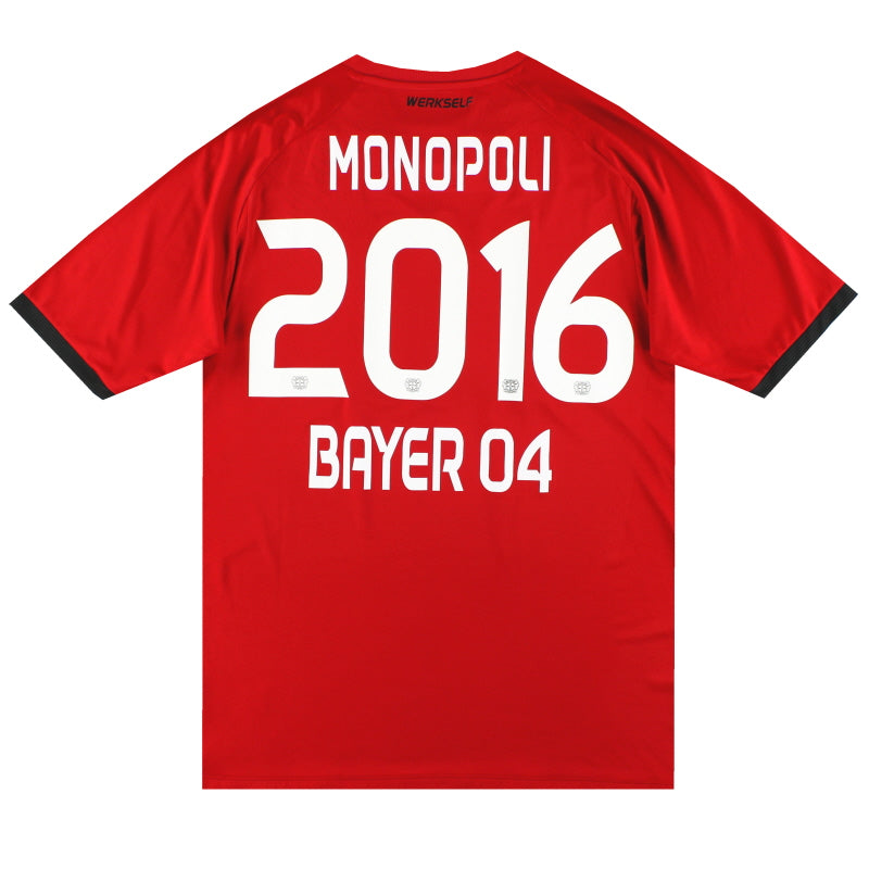 Camiseta de visitante del Bayer Leverkusen 2016-17 *Impecable* XL