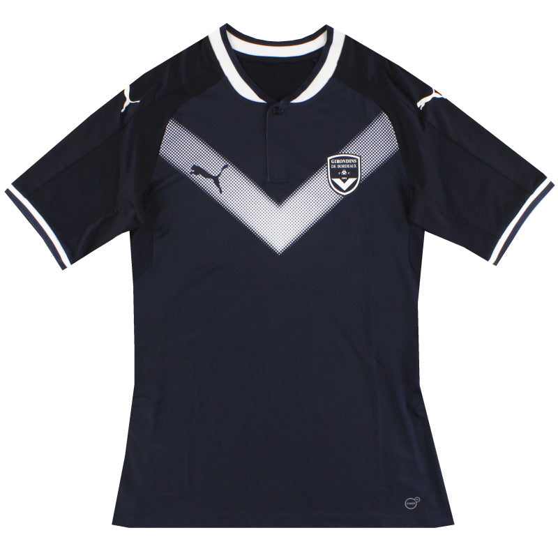 Camiseta de casa auténtica del Girondins de Burdeos Puma 2016-17 *Como nueva* XL