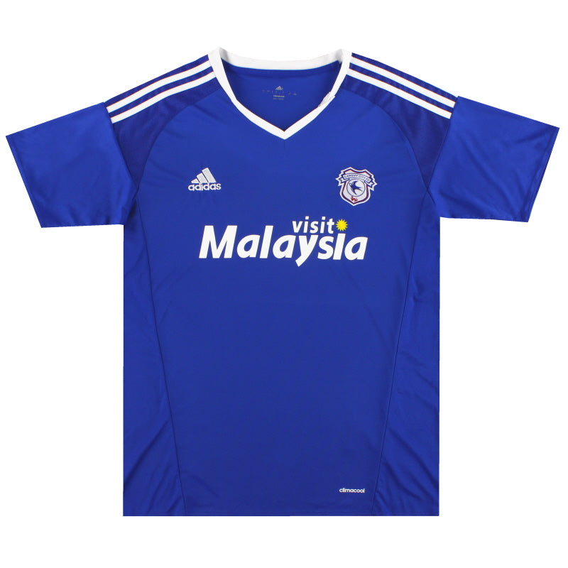 2016-17 Cardiff City adidas camiseta local M