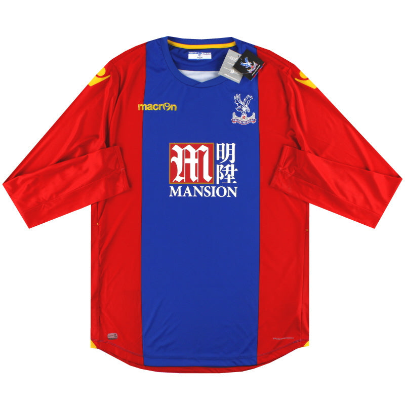 2016-17 Crystal Palace Macron Home Shirt *BNIB* L/S XXXXL - Classic Football Kit