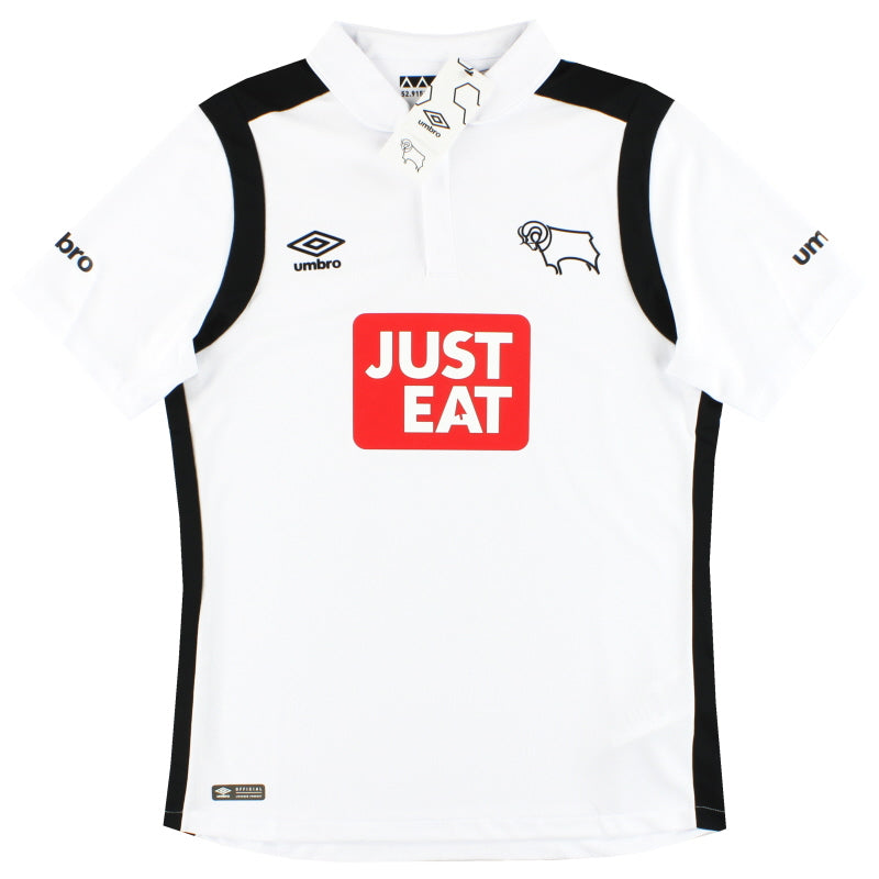 Camiseta de casa Umbro del Derby County 2016-17 *con etiquetas* M