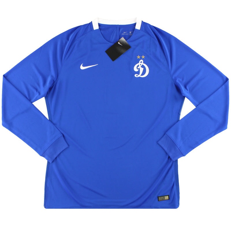 Camiseta de local Dynamo Moscow Nike de jugador de la temporada 2016-17 *con etiquetas* Manga larga XL