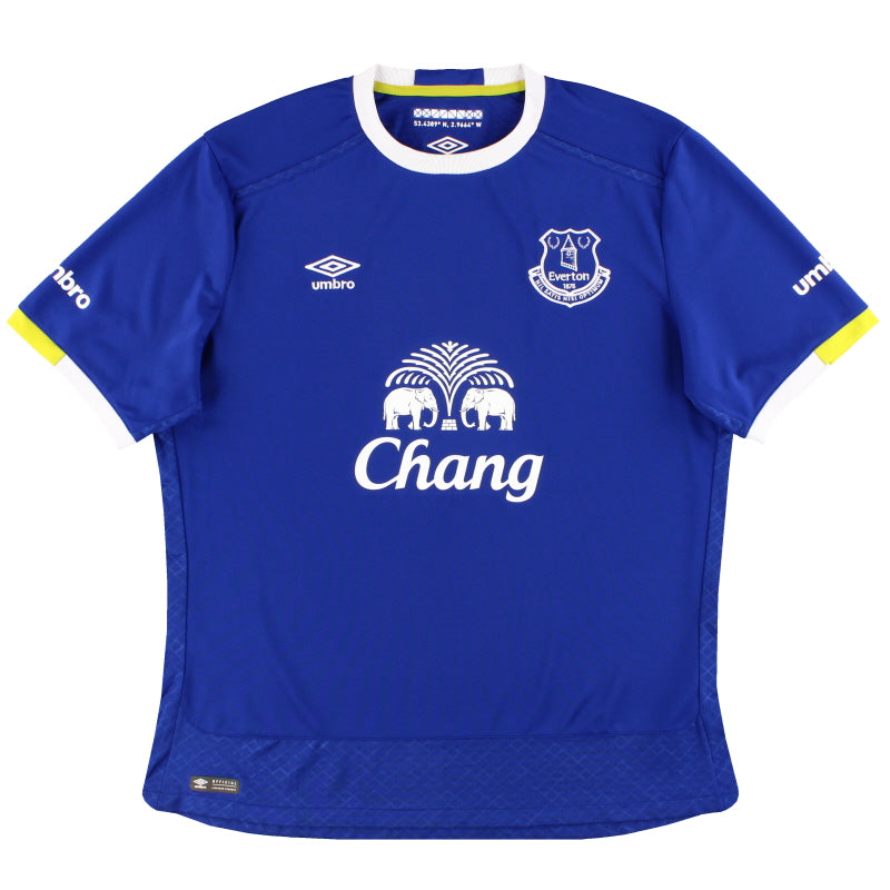 Camiseta de casa Umbro del Everton 2016-17 L