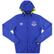 Chaqueta de lluvia con capucha Umbro del Everton 2016-17 *Impecable* S