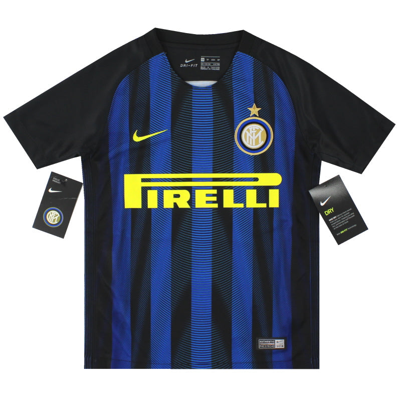 Camiseta de la primera equipación del Inter de Milán Nike 2016-17 *con etiquetas* T.M. Niño