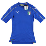 Camiseta de local auténtica de Italia 2016-17, versión jugador *con etiquetas* M