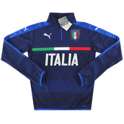 2016-17 Italia Puma Top de Entrenamiento 1/4 Cremallera *BNIB* XS