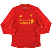2016-17 Liverpool New Balance Home Shirt L/S