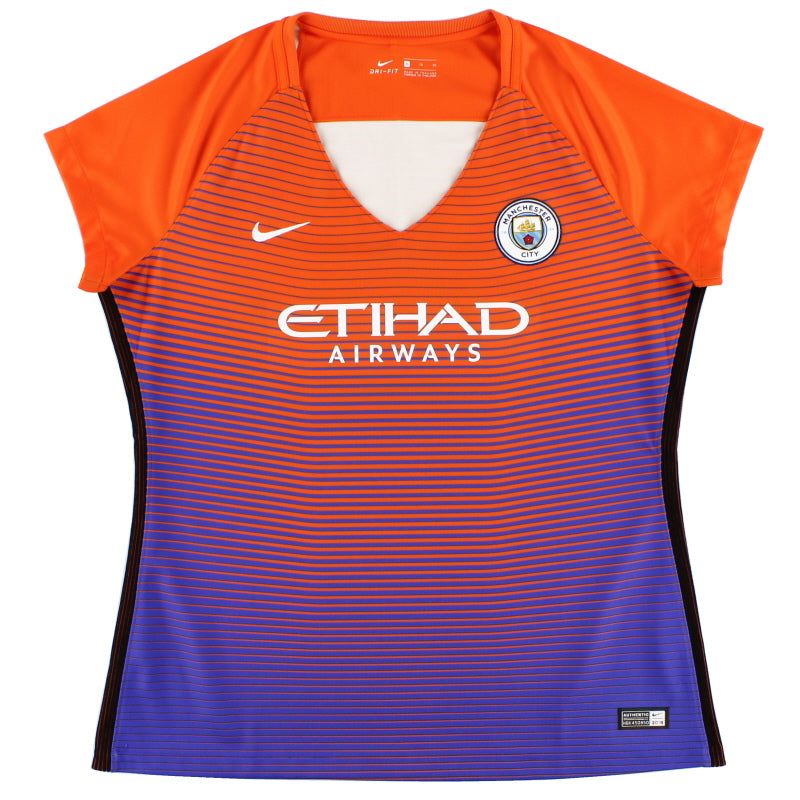 Camiseta Alternativa Manchester City 2016-17 Mujer *Impecable* XL