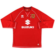 2016-17 MK Dons Errea Camiseta Local Manga Larga Talla L