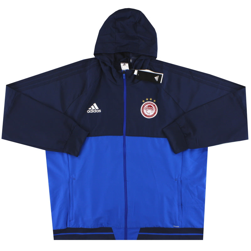 Chaqueta de presentación adidas Tiro 17 del Olympiakos 2016-17 *con etiquetas* XXXL