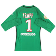 Camiseta de portero Nike Authentic Paris Saint-Germain 2016-17 Trapp #1 *Impecable* Talla S