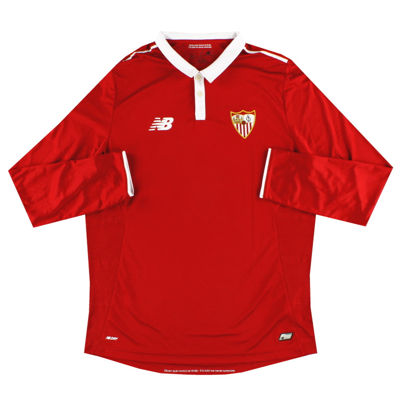 2016-17 Sevilla New Balance Camiseta Visitante M/L L