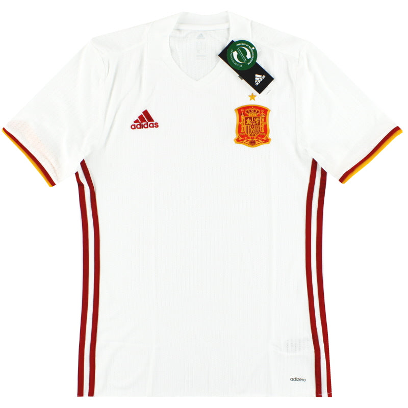 2016-17 España adidas Camiseta de Jugador de Visitante *NUEVO EN CAJA* Talla S