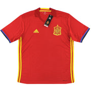 Camiseta de casa adidas España 2016-17 *Nueva en caja* S