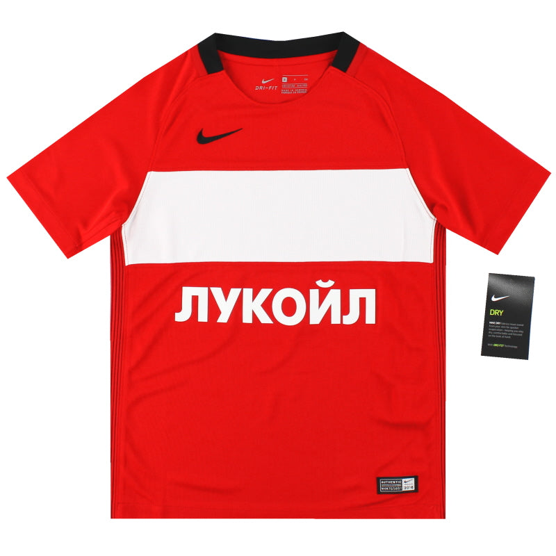 Camiseta de casa Nike del Spartak de Moscú 2016-17 *con etiquetas* Talla S.Niños