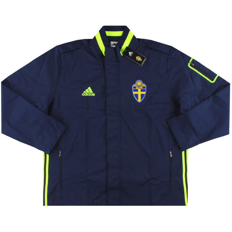 Chaqueta de viaje adidas de Suecia 2016-17 *Nueva en caja* XXL