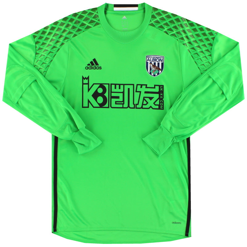 Camiseta de portero West Brom adidas adizero 2016-17 *Impecable* S